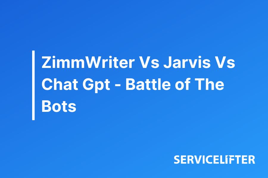ZimmWriter Vs Jarvis Vs Chat GPT - The Battle of The Bots!